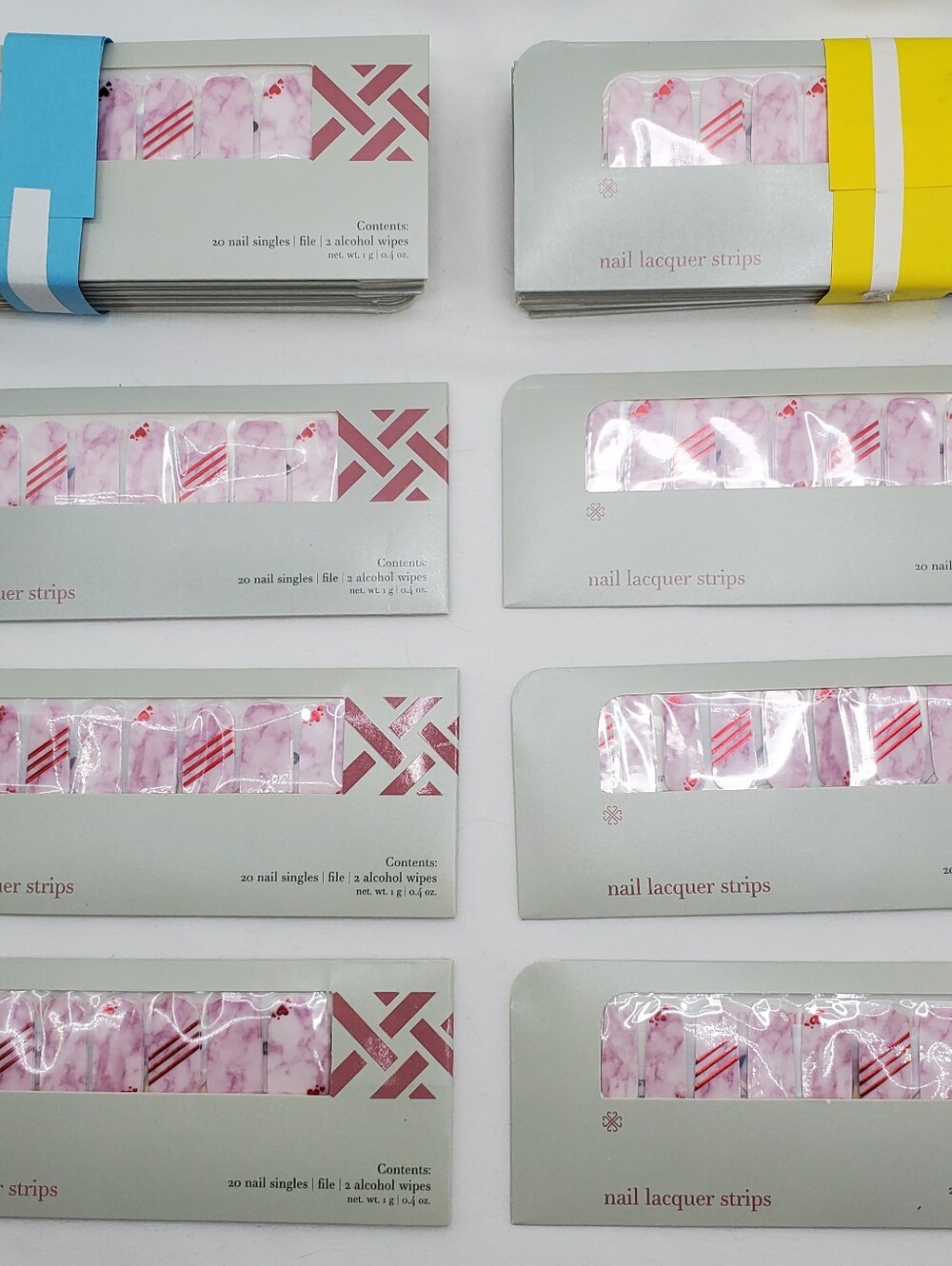 Lot of 25 Sweetheart Nail Lacquer Strips